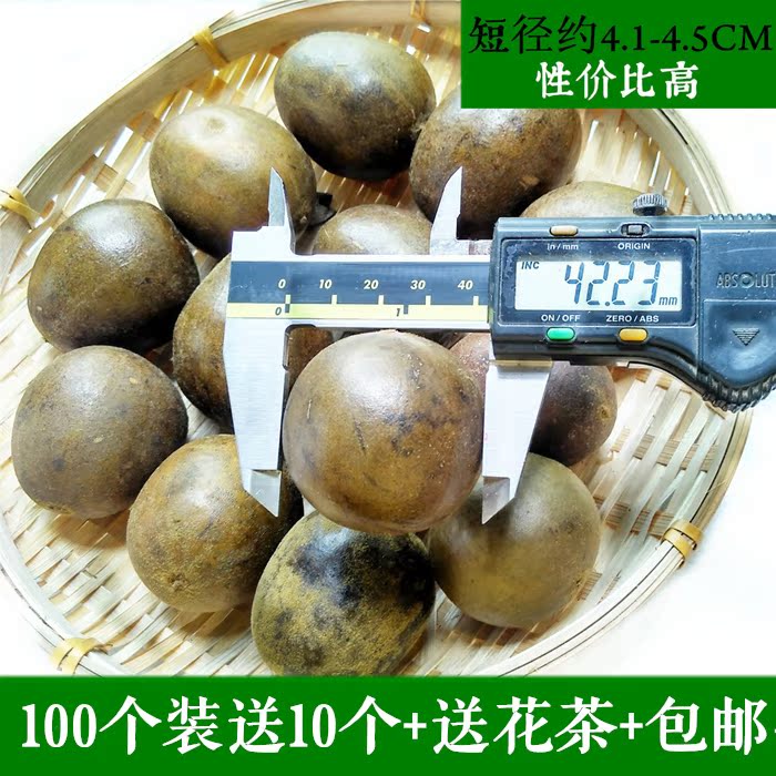 广西桂林特产永福野生罗汉果茶罗汉果花茶小果美容茶 100个装包邮