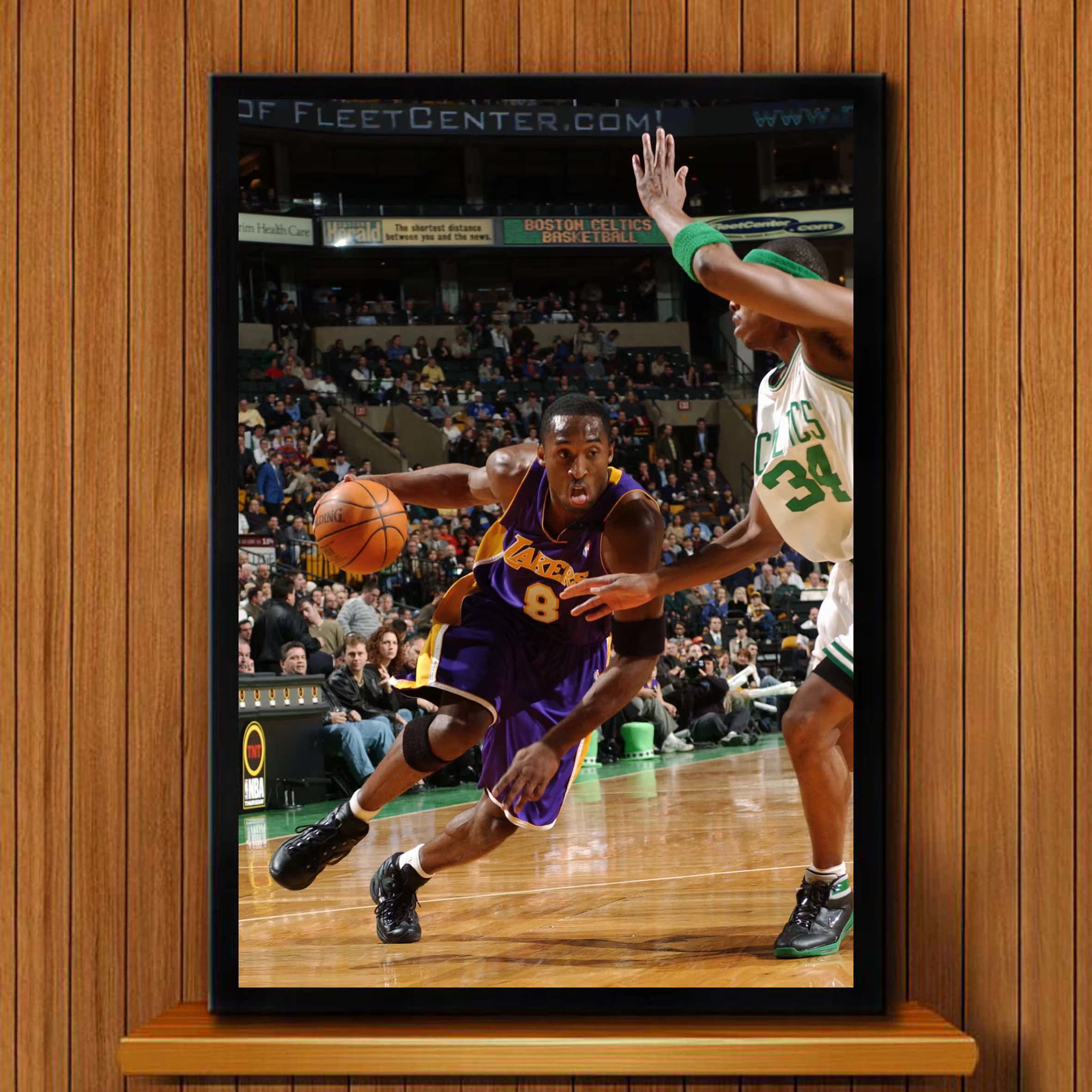 科比装饰画nba篮球海报男孩房有框画卧室壁挂墙画主题