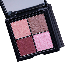 日本丝绒持久四色眼影盘