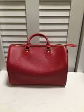 日本直邮中古二手正品女包LV路易威登红色水波纹SPEEDY30 M5922E
