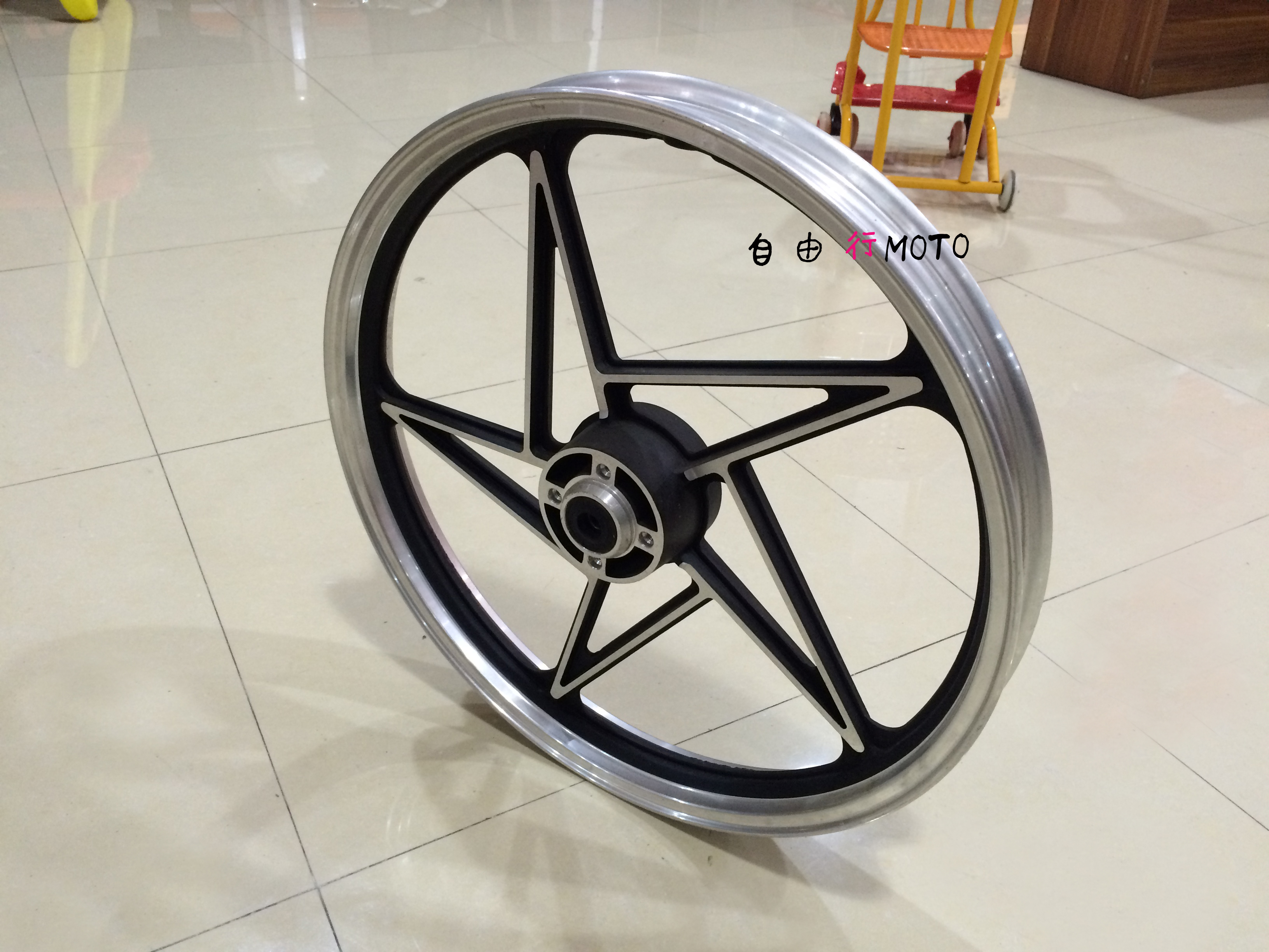 豪爵摩托车原装配件/铃木锐爽en125-2e/2f轮毂/前后钢圈/轮辋轮毂