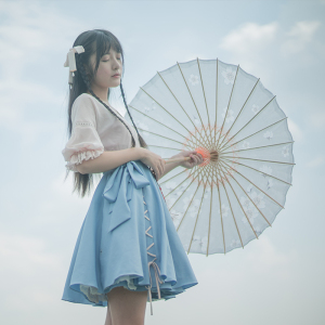 徐娇织羽集 改良汉服 微雨系列连衣裙两件套汉元素 女装春秋款女装