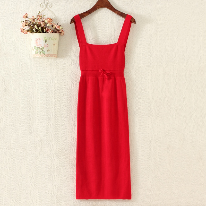 正品[红色的裙子]酒红色裙子配上衣图评测 穿越