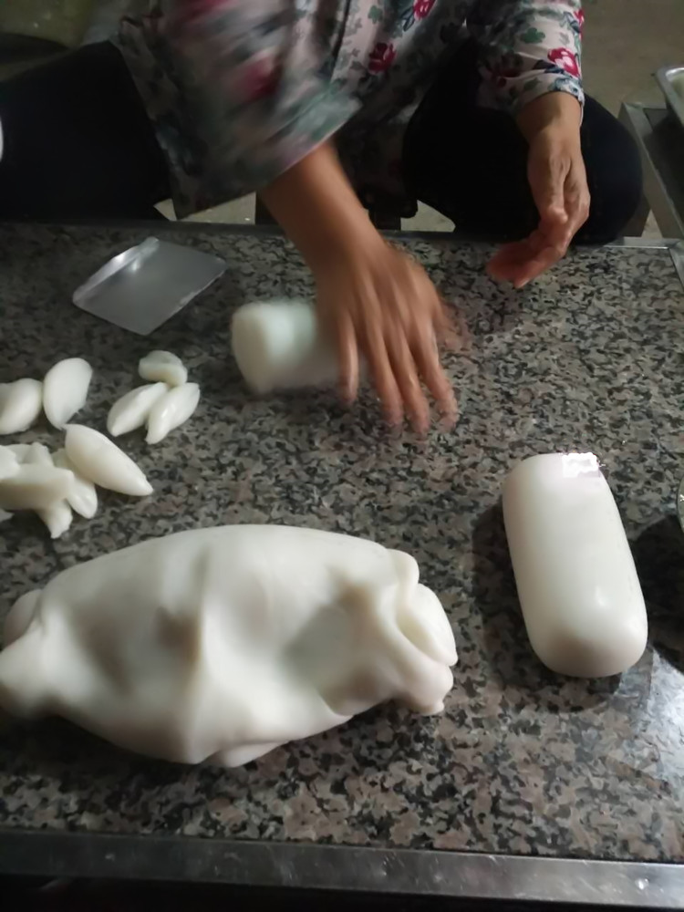 广西灵山特产早餐粽子糯米糍粑广西传统糕点叶素糕叶秀ye农家年糕
