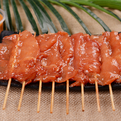 里脊肉串 里脊排 手抓饼肉串 铁板里脊肉 烧烤食材 哩