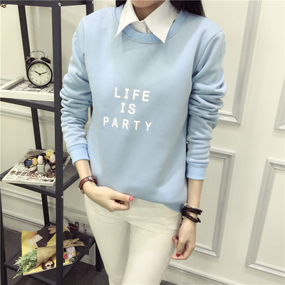 15初中学生女冬装外套14-16岁女孩高领韩国u