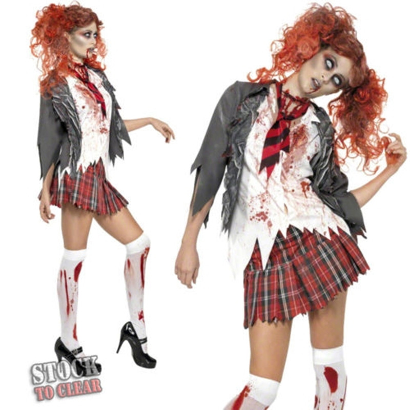 halloween万圣节角色扮演cosplay服装女鬼节恐怖血腥学生公主成人