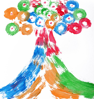 儿童创意特大画刷涂鸦绘画工具幼儿园专用笔刷画笔水彩水粉画刷子