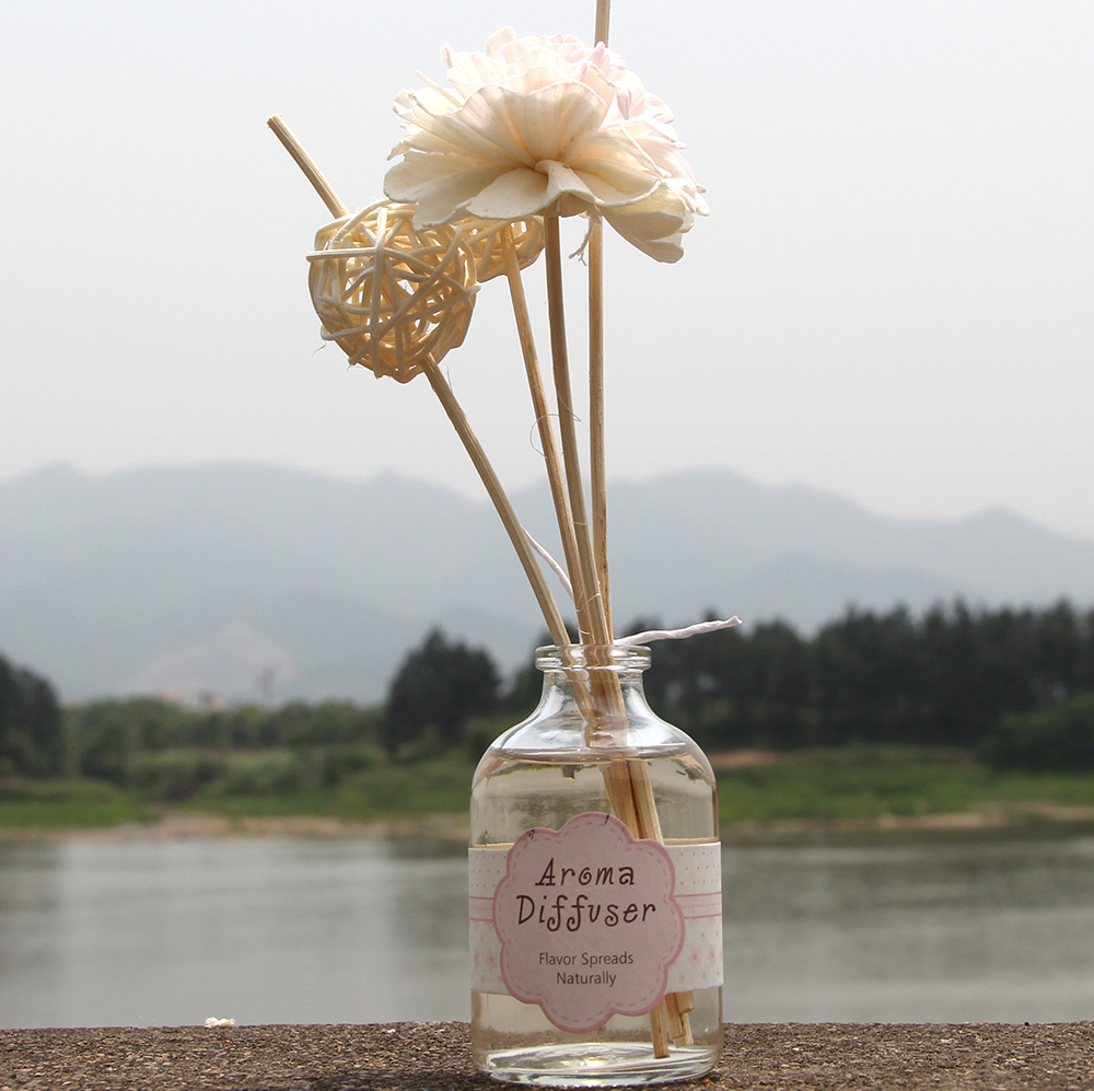 无火香薰精油套装室内房间香水家居香氛藤条干花熏香厕所除味助眠