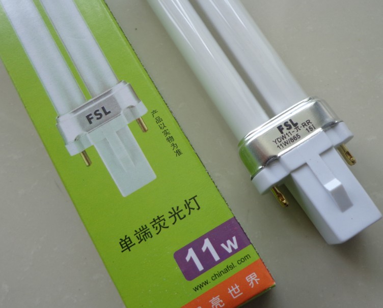 佛山照明2针11w电子灯管 ydw11护眼灯管11w/865镜前灯管单h台灯管