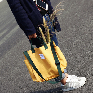 原创文艺帆布斜挎包