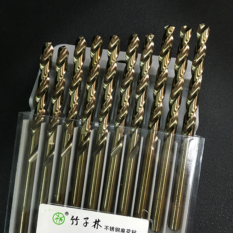 竹子林不锈钢专用 高速钢hssΦ1-13mm钢.铁用麻花钻电钻钻头钻花