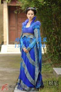 成人舞蹈服装唐装 汉服 清装 三国女装演出服装 仙剑三 龙葵2