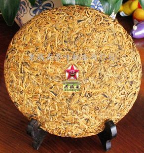 金丝 上等好茶金贵超级黄金饼 金丝红芽 红运当头顶级金芽 尊贵送礼首