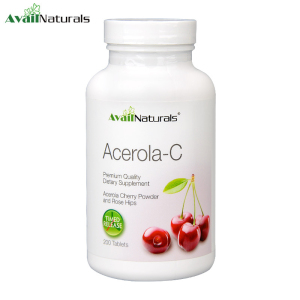 美国Avail Naturals维生素C针叶樱桃VC缓释片500mg*200片