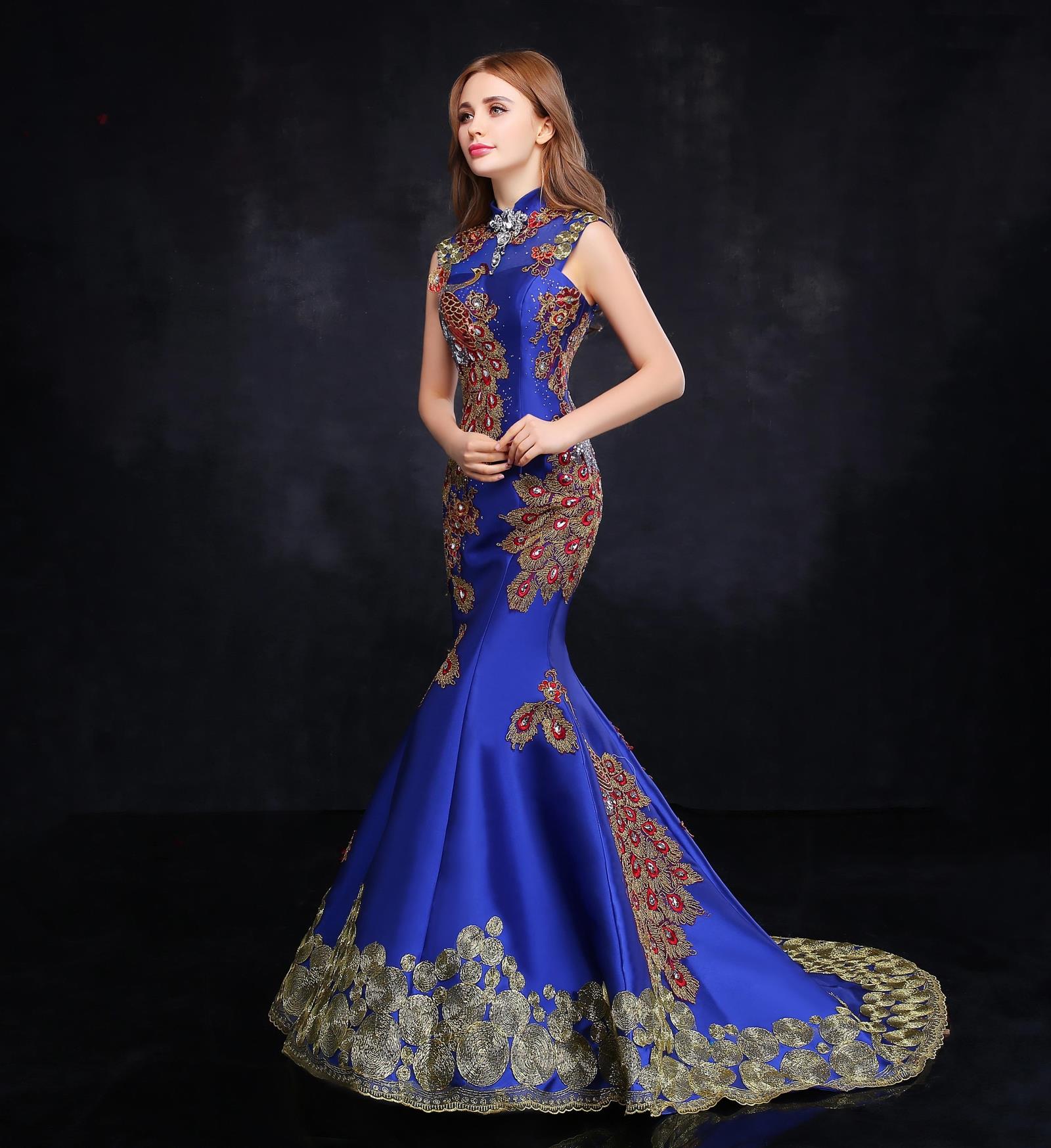 正品[鱼尾晚礼服 长款]长款修身鱼尾晚礼服评测 鱼尾婚纱晚礼服图片_惠惠购物