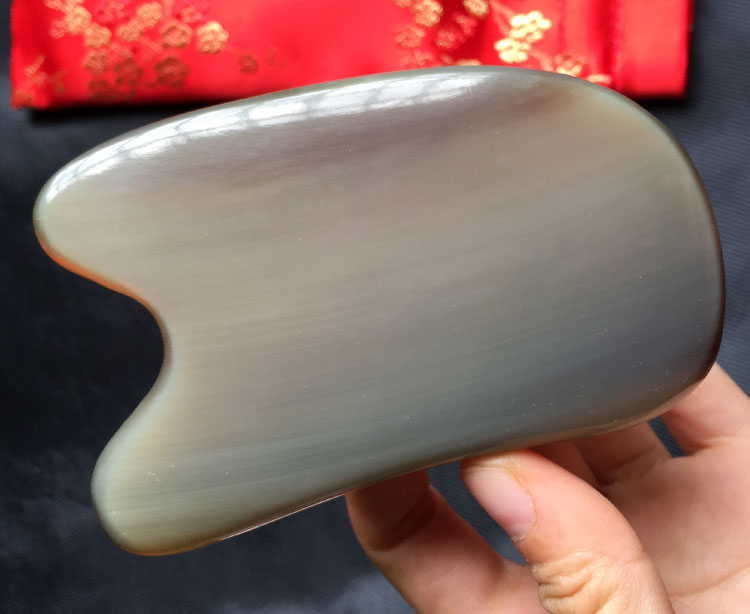 瑕疵特价！加厚高龄老牛角纯天然白水牛角刮痧板全身通用正品包邮