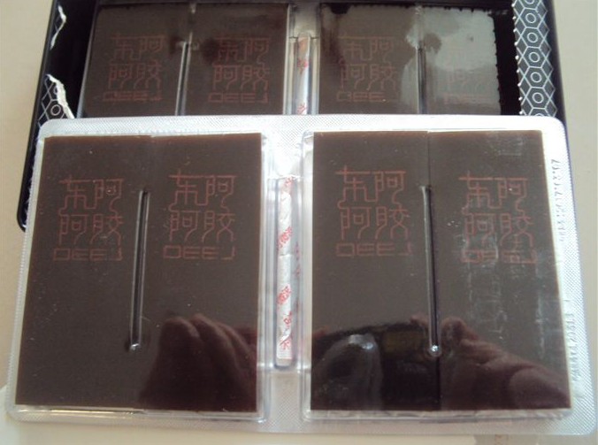 正品山东 东阿阿胶片250g 铁盒装阿胶块正品  包邮