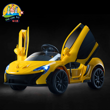 智乐堡儿童电动车小孩玩具汽车四轮可坐人宝宝遥控车迈凯伦P1跑车图片