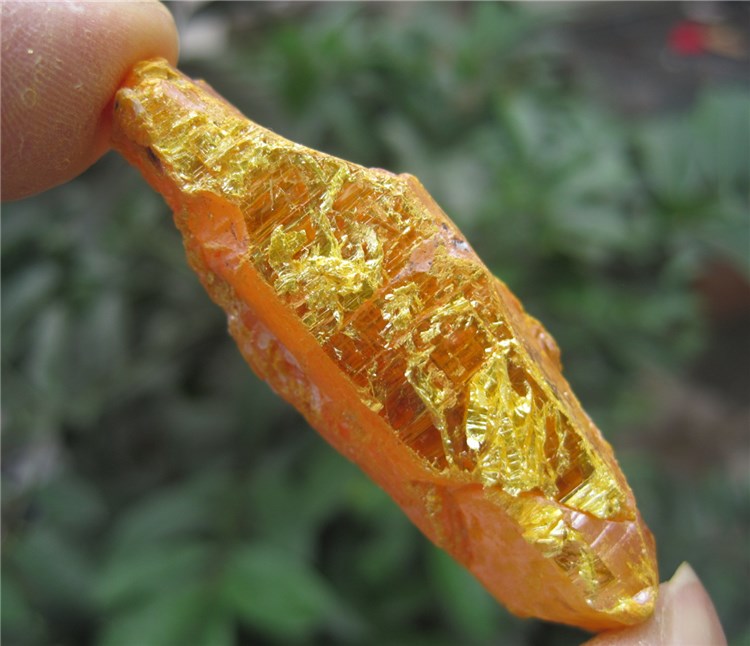 雌黄 三硫化二砷 雄黄 矿物晶体标本 Orpiment 6044