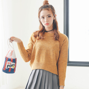 秋冬百搭套头毛衣