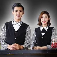 酒店前台工作服秋冬装女餐饮吧台收银员领班职