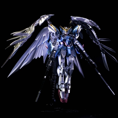 天天特价bandai合金着色rg17 wing zero天使飞翼零式高达掉毛ew版