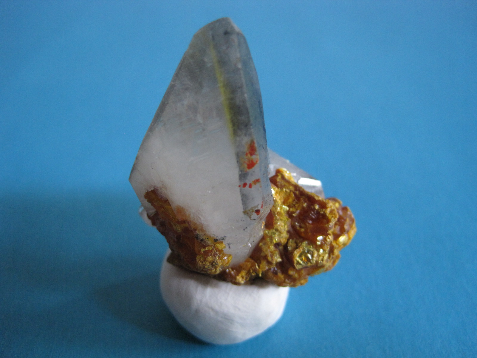 雌黄原石 方解石雄黄石之家矿物晶体标本 Orpiment 2627