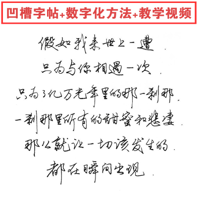 字帖成人行书硬笔书法数字练字帖行楷楷书钢笔草书行草速成女生本