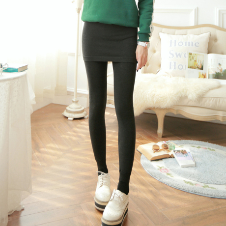 淘宝网-加绒加厚假两件打底裤包臀裙裤裙2014