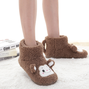 富扬厚底保暖棉拖鞋