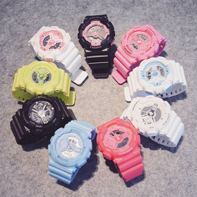 韩国潮男时尚潮流电子表 女学生韩版简约青少