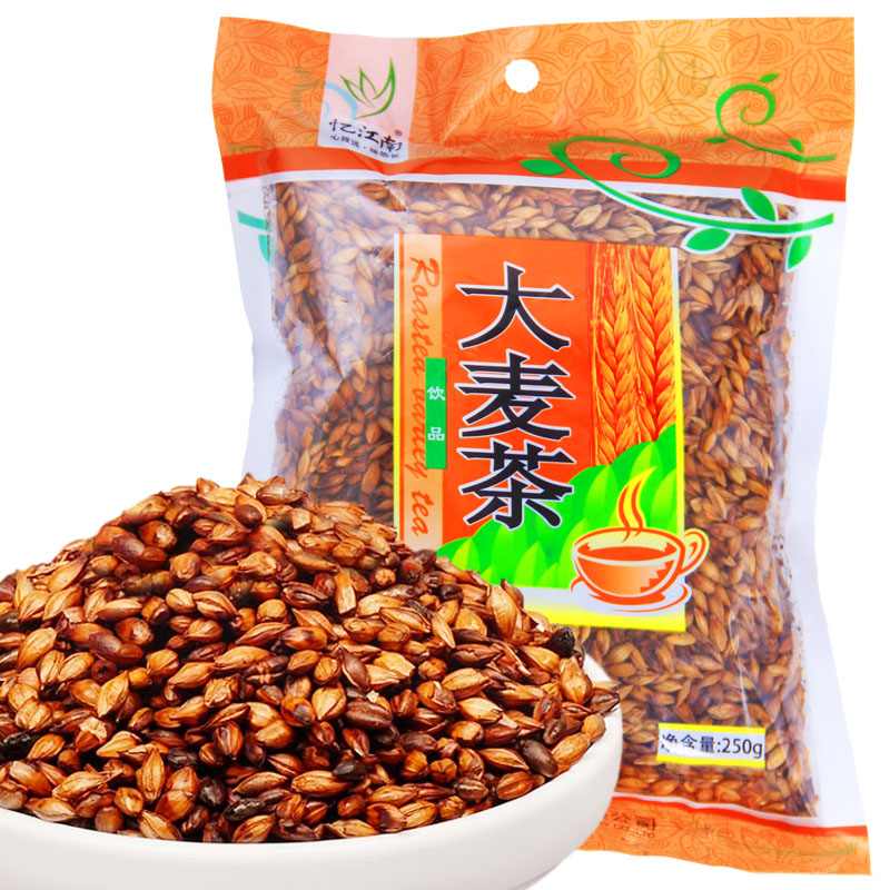 【天猫超市】忆江南茶叶 大麦茶250g 袋装自然麦香  五谷茶