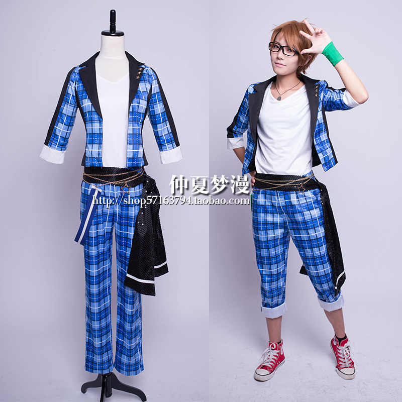 cosplay偶像梦幻祭衣更真绪,明星昂流舞台表演打歌服cos套装