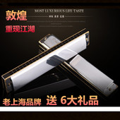 上海老品牌敦煌24孔28孔C调复音口琴重音口琴回声回音口琴