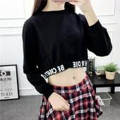 嘻哈露脐上衣成人爵士舞服装 女啦啦操演出服 夏季学生舞蹈健身裙裤