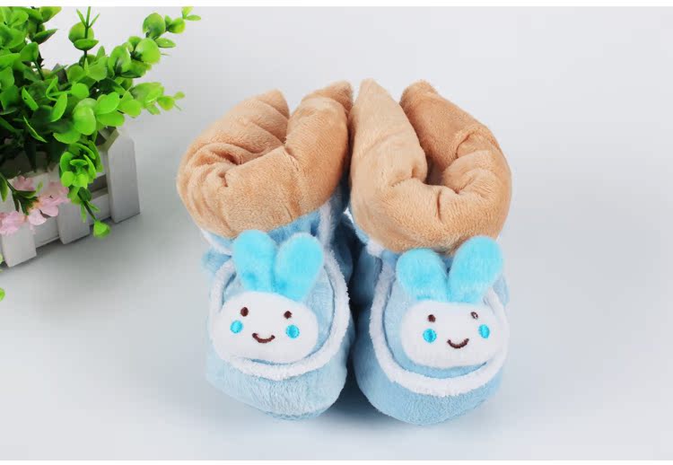 正品[婴儿棉鞋加厚]婴儿棉鞋冬加厚评测 手工婴