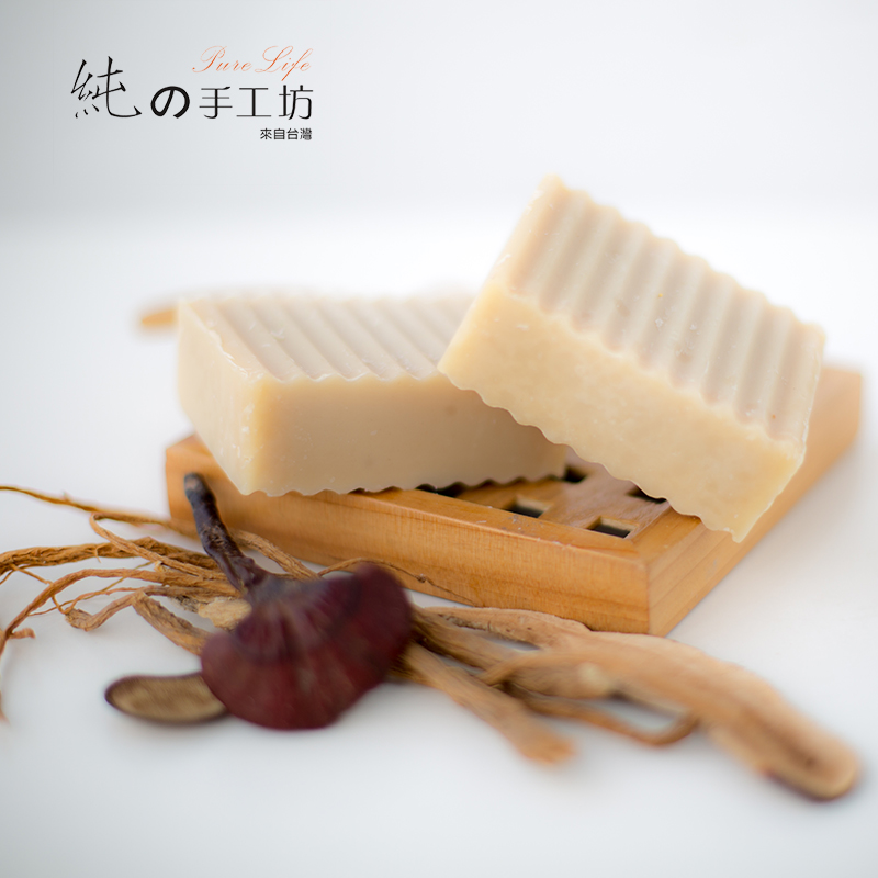 純の手纯手 苦茶姜油止头屑洗发皂手工精油皂 去屑止痒防掉发包邮
