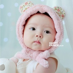 春风琴竹-0-1岁女宝宝帽子 男婴儿3-6-12个月纯