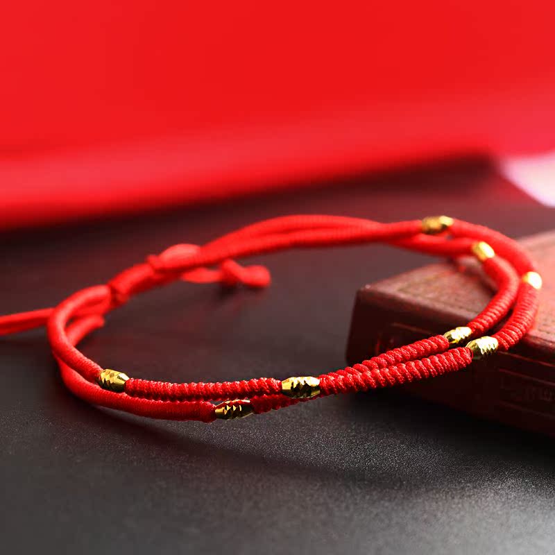 正品[脚链红绳]红绳脚链的编法大全评测 红绳脚
