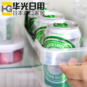 日本进口塑料收纳箱厨房用品整理筐抽屉式储物