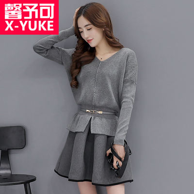 秋冬款新款女装2016秋装蕾丝拼接秋款连衣裙