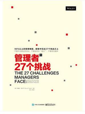 正版 管理者的27个挑战 企业公司经营管理书籍