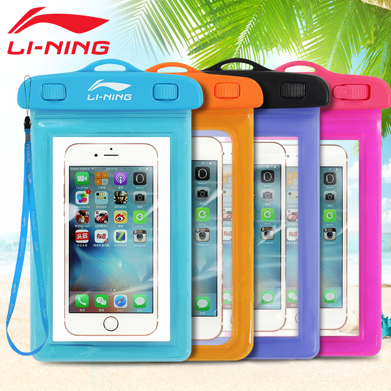 李宁触屏手机防水袋iphone6三星小米华为潜水