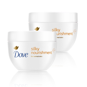 多芬保湿嫩白身体乳300ml2盒装