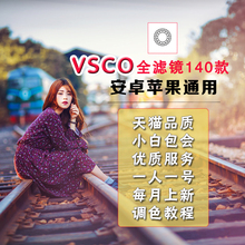 手机VSCOCAM全滤镜苹果安卓通用VSCO滤镜预设调色软件账号140款