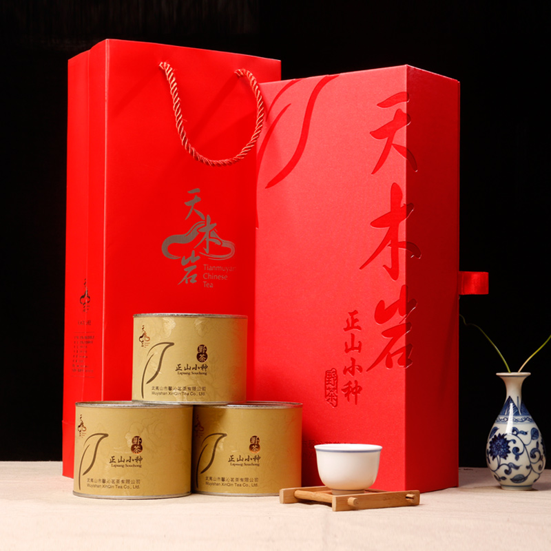 野茶正山小种 红茶 300g 武夷山桐木关花香正山小种高端礼盒装