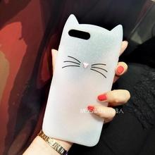 plus硅胶7防摔软胶外壳保护套女8 iPhone6手机壳卡通可爱猫苹果6s
