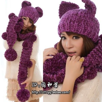 大毛球熊耳朵帽子_淘宝大毛球熊耳朵帽子_淘