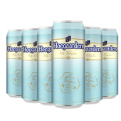 500ml 6听 整箱组合装 白啤酒 韩国原装 福佳 进口 天猫超市